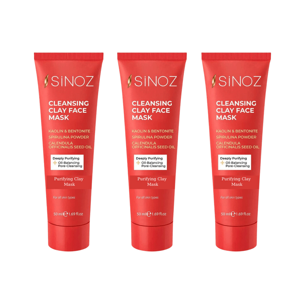 Sinoz Anti-Acne And Blackhead Purifying Face Care Mask 50 ml 3 Pack - Sinoz