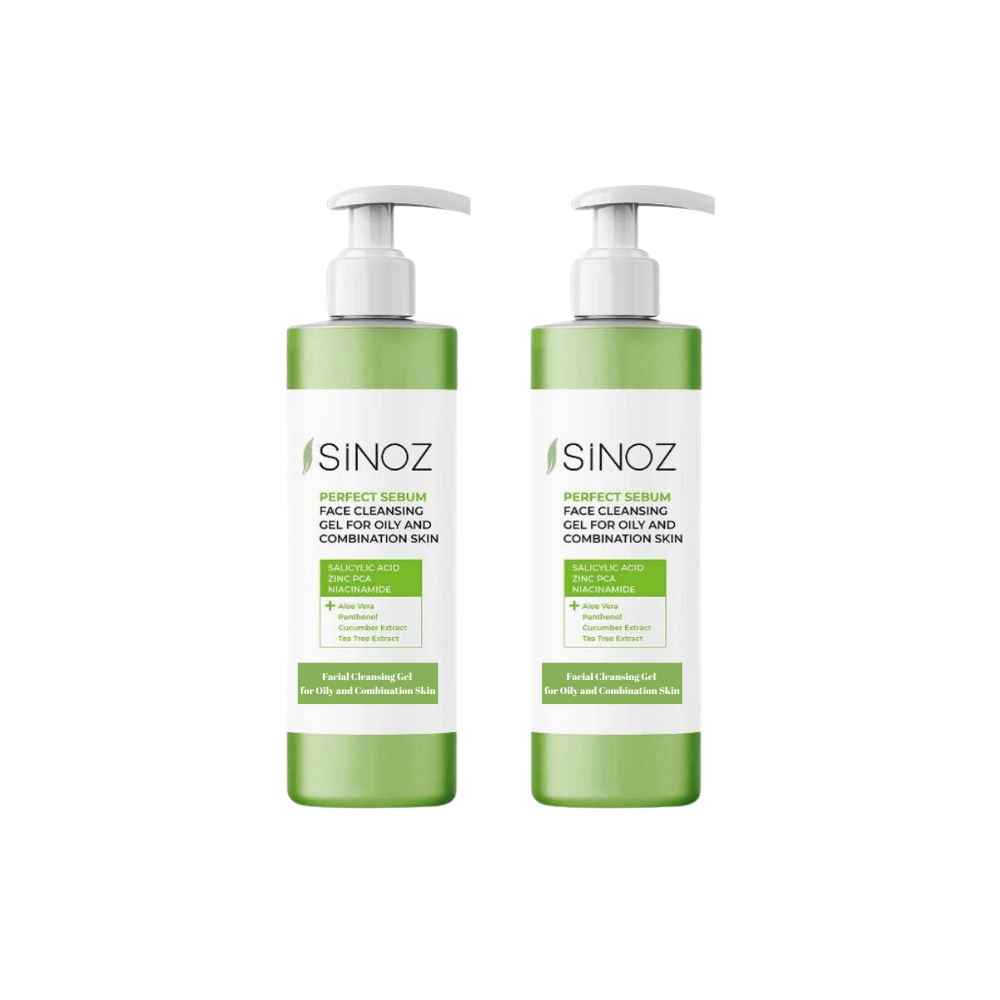 Sinoz Facial Cleansing Gel For Oily And Combination Skin 400 ml 2 Pack - Sinoz