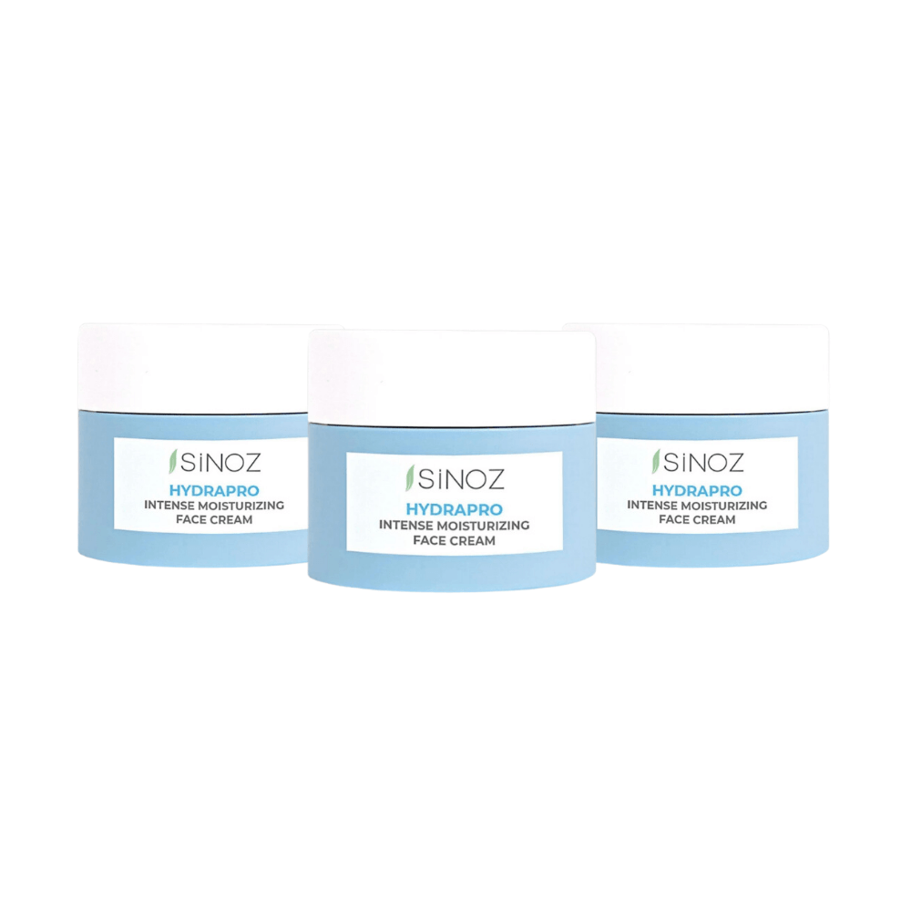 Sinoz Hydrapro Intensive Moisturizing Face Cream 50ml 3 Pack - Sinoz