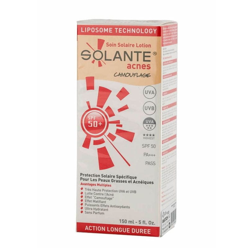 Solante Acnes Tinted Lotion SPF 50+ 150 ml - Solante