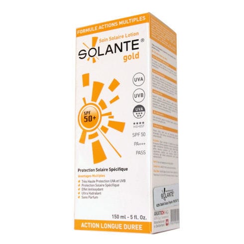 Solante Gold Spf50+ Sunscreen Lotion 150ml - Solante