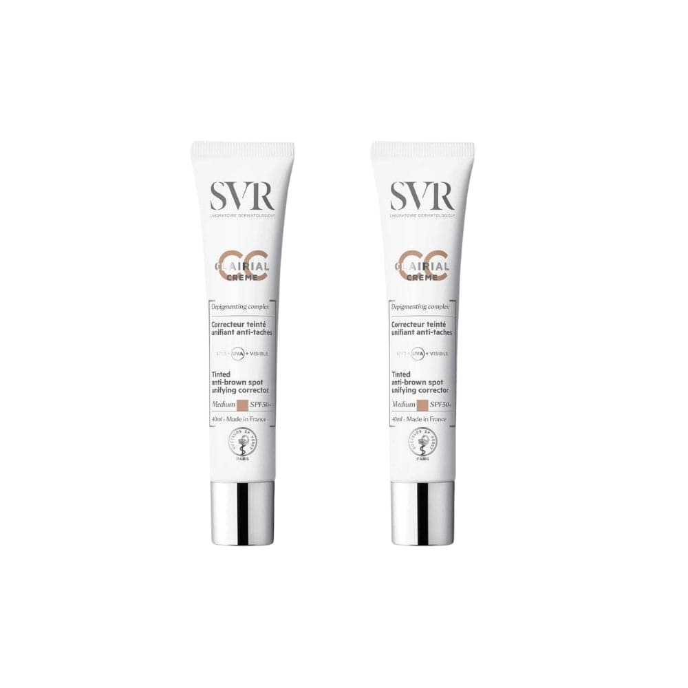 Svr Clairial CC Creme Spf50 Medium 40ml 2 Pack - SVR