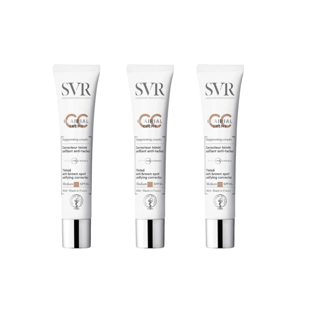 Svr Clairial CC Creme Spf50 Medium 40ml 3 Pack - SVR