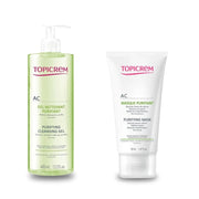 Topicrem AC Purifying Cleansing Gel 400 ml & AC Purifying Mask 50 ml - Topicrem