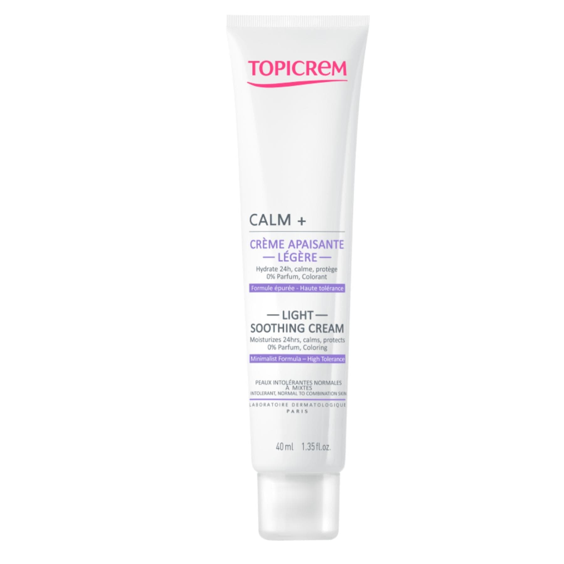 Topicrem Calm+ Light Soothing Moisturizing Cream 40 ml - Topicrem