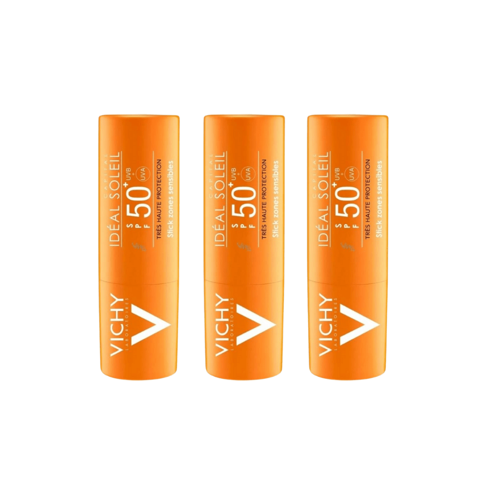 Vichy Capital Soleil Stick Sunscreen SPF50+ 9gr 3 Pack - Vichy