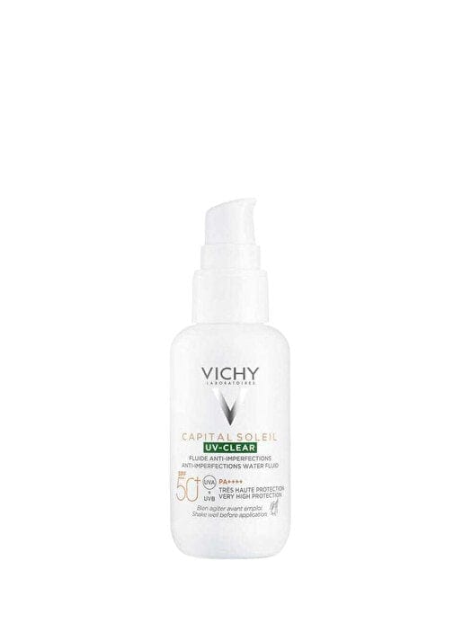 Vichy Capital Soleil UV-Clear Spf 50 Fluid Sunscreen 40 ml - Vichy