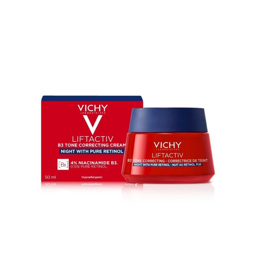 Vichy Liftactiv B3 Skin Tone Evening Night Cream with Retinol 50 ml - Vichy