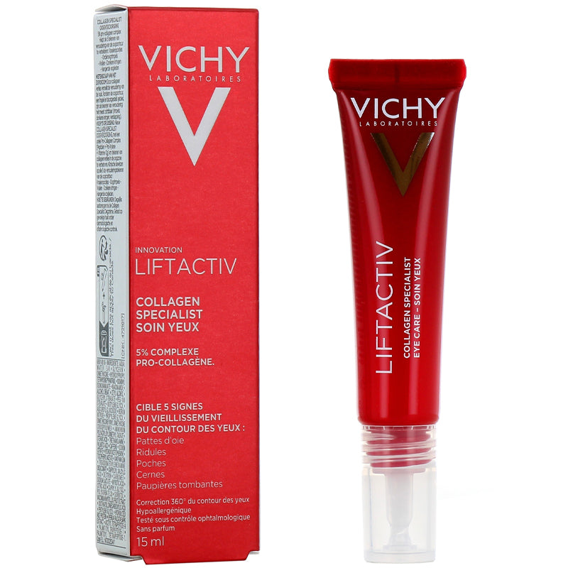 Vichy Liftactiv Collagen Specialist Eye Care Cream Against Signs of Ageing 15 ml - Vichy