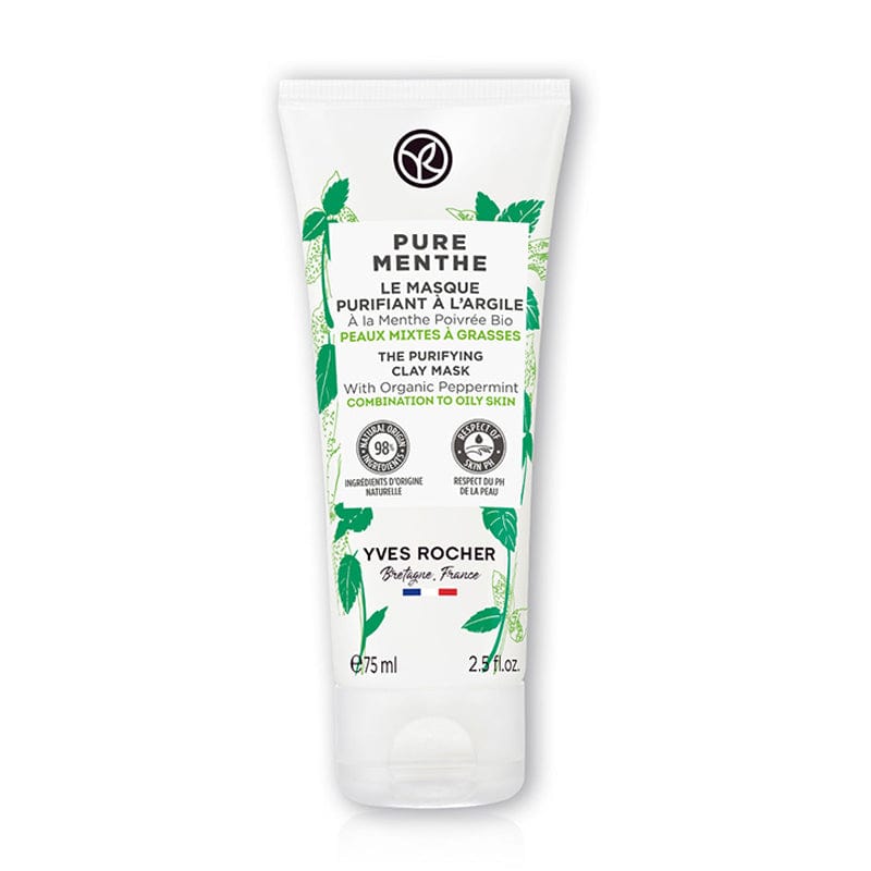 Yves Rocher Pure Menthe Mattifying Clay Mask 75 ml - Yves Rocher