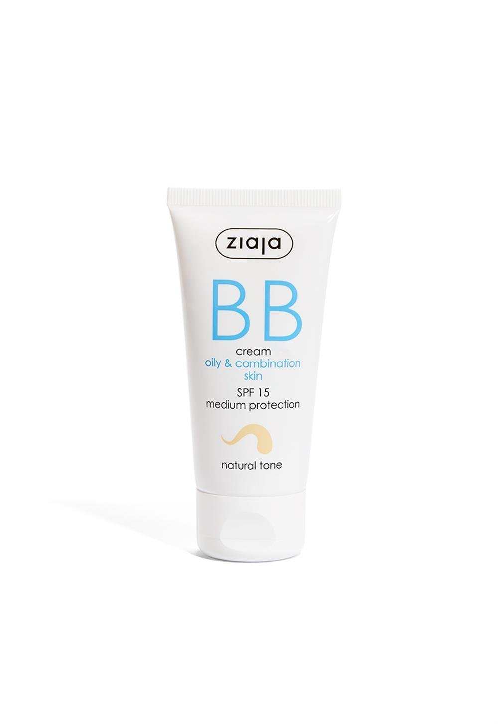 Ziaja BB Cream for Oily and Combination Skin - Natural Tone SPF 15 50 ml - Ziaja