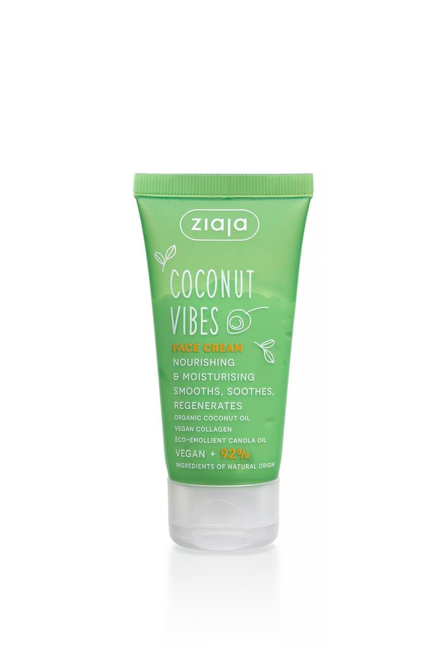 Ziaja Coconut Vibes Face Cream Nourishing and Moisturizing 50 ml - Ziaja