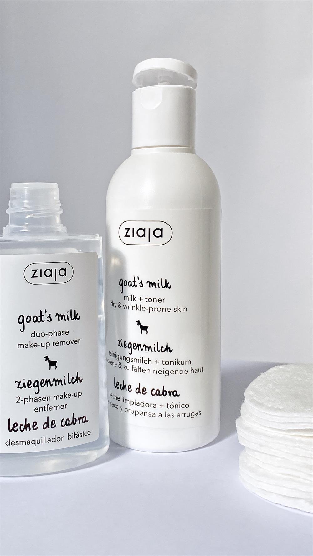 Ziaja Goat Milk Dual Phase Eye and Lip Makeup Remover 120 ml - Ziaja