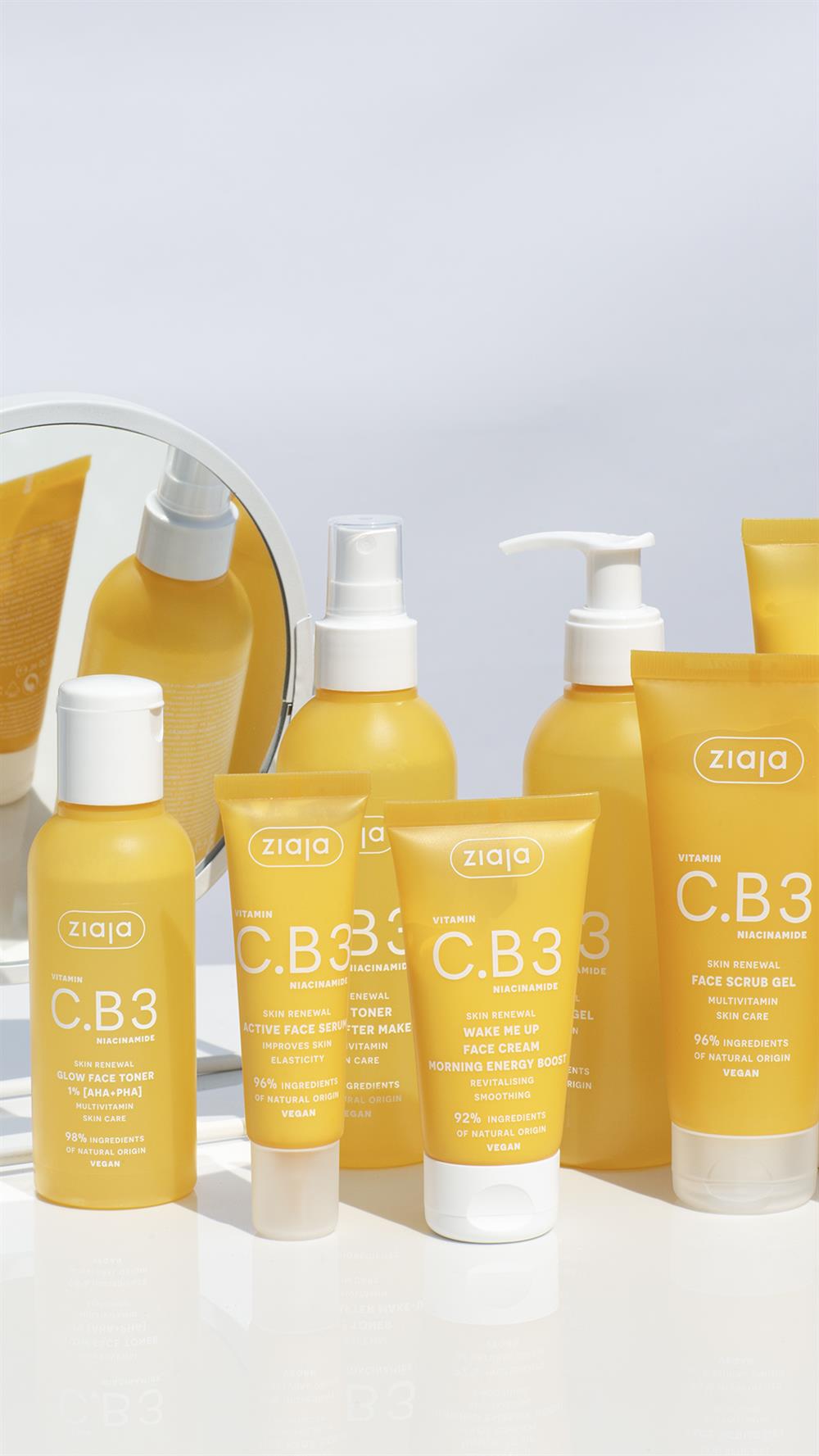 Ziaja Vitamin C.B3 Niacinamide Facial Peeling Gel 100ml - Ziaja